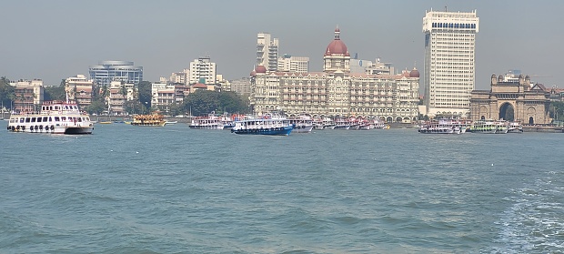 Mumbai city from sea