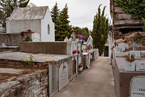 Old Historical Cemetery Cementerio numero 2 in Valparaiso Chile