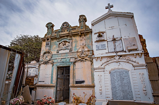 Old Historical Cemetery Cementerio numero 2 in Valparaiso Chile