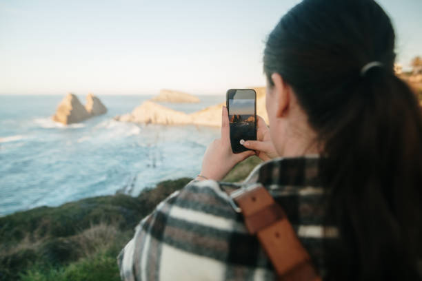istock Taking a picture of a landscape 2083380908