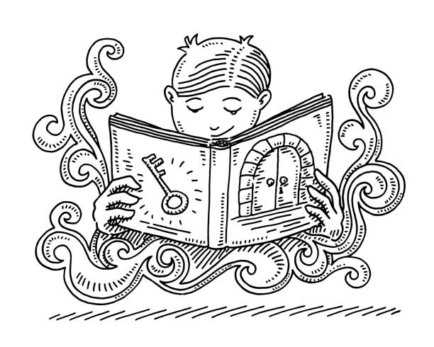 Download Reading, Story, Novels. Royalty-Free Stock Illustration Image ...
