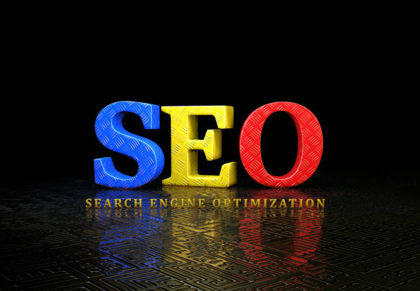 seo, search engine optimization, visual background. - adsense imagens e fotografias de stock