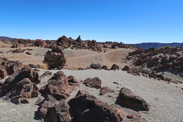 istock Mount Teide National Park, Tenerife. Rugged volcanic landscape 2083481854