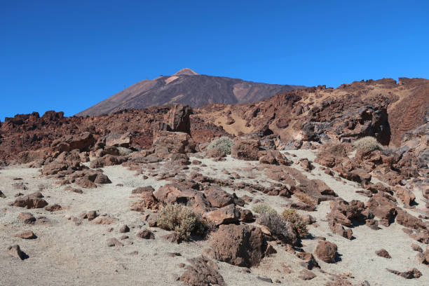istock Distant summit of Mount Teide in National Park, Tenerife 2083482903