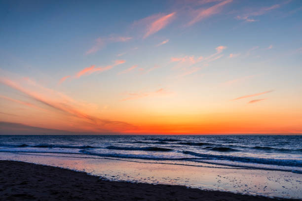 Beautiful after sunset at the beach