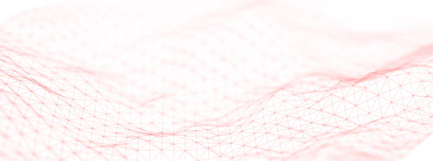 istock Abstract illustration with connected dots and lines. Digital network background. 3D rendering. 2083526212