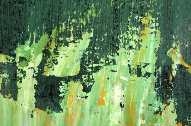 abstract art background in green tones