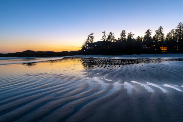 Chesterman Beach sunset, Tofino, British Columbia, Canada.
