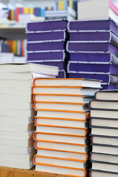 istock pile of books in library, education and learning concept, selective focus 2083650466