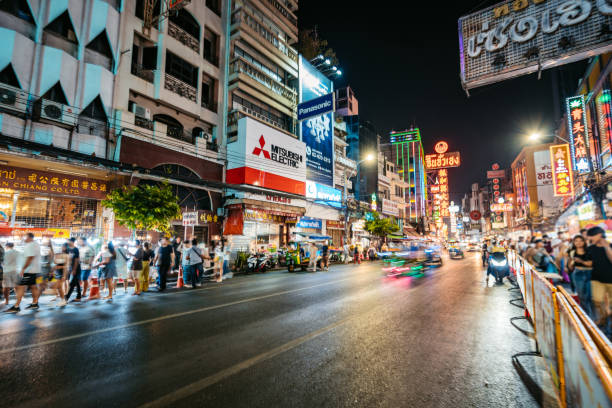 istock Chinatown In Bangkok In Thailand At Night 2083665891