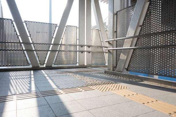 istock Illumination on urban public pedestrian overpasses 2083691002