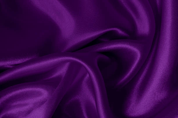 istock Purple fabric cloth texture for background and design art work, beautiful crumpled pattern of silk or linen. 2083744409