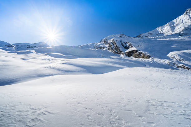 istock Winter snow covered mountain, Saas-Fee, Switzerland 2083768143