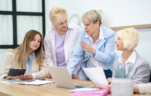 istock Successful female entrepreneurs brainstorming in a modern office. 2083795549