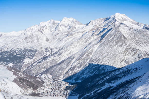 istock Mountain massif near Saas-Fee in Switzerland 2083799348