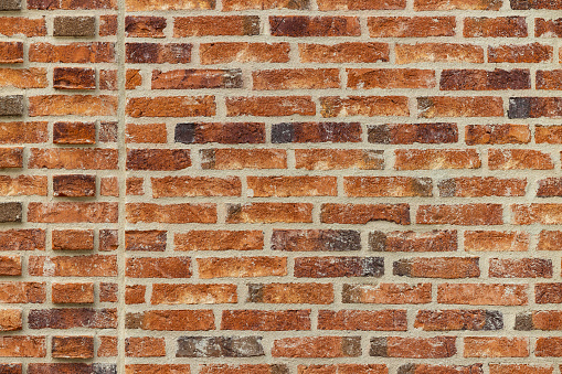 orange ceramic brick wall unplastered texture wallpaper