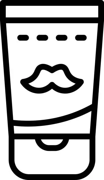 Vector illustration of Barber Lotion Icon. Aftershave Lotion Icon