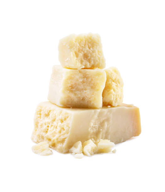 istock Parmesan pieces on a white background 2083995008