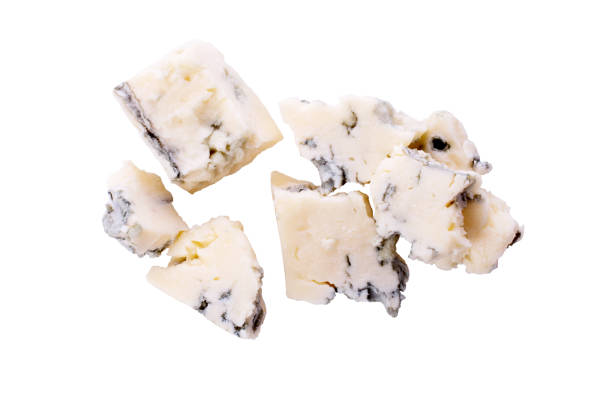 istock Gorgonzola cheese on white background 2083995009