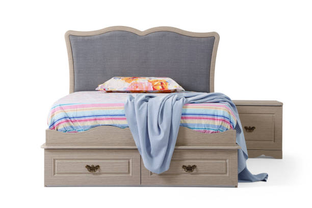 istock Teen bed , bed , single bed 2084095160