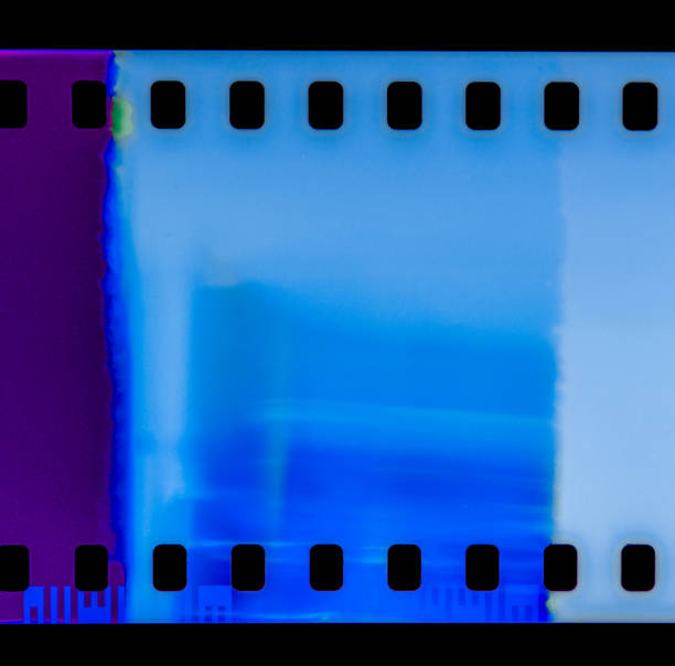 istock Light leak on 35mm film 2084124563