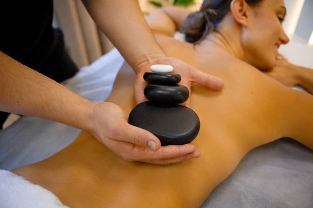 istock Soothing Stone Massage for Wellness 2084131458