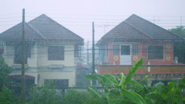 Heavy Rains On House