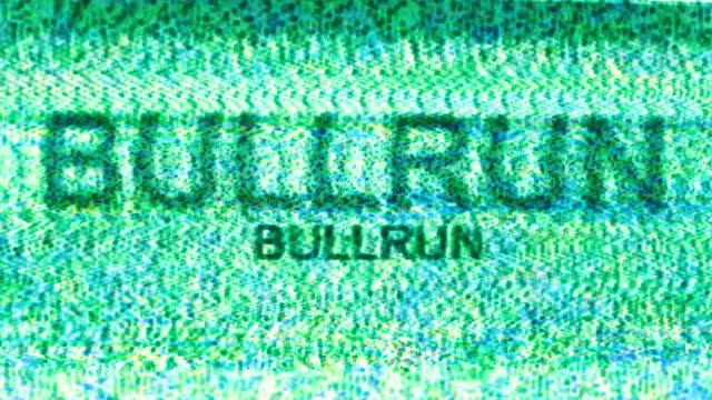 Bullrun Texture Noise Pattern Analog Glitch. Animation