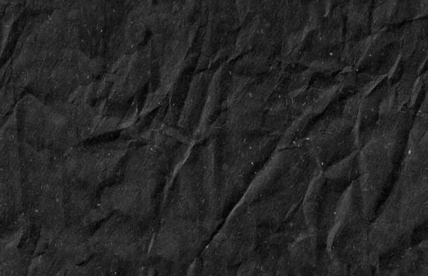 istock Seamless battered black kraft paper texture. Grunge rough natural page. 2084577712