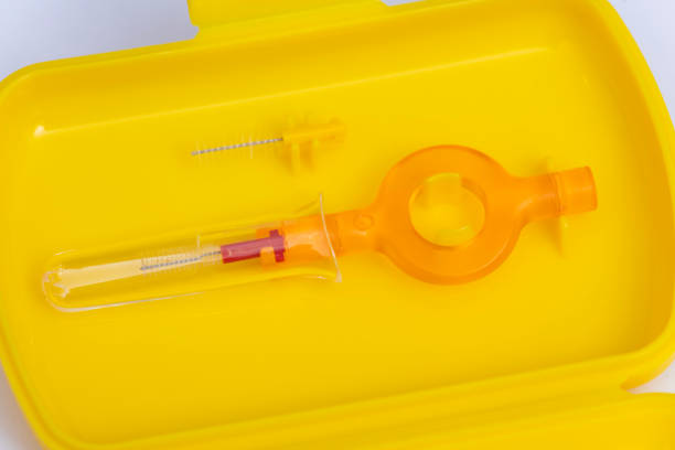 Close up of Interdental Brush in container