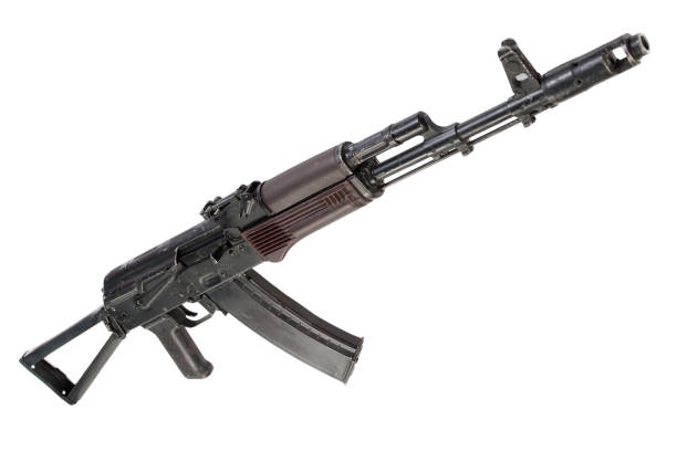 istock Kalashnikov AK 74 with folding stock 2084874529