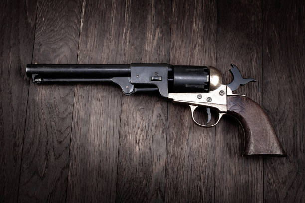 istock Old West gun. Percussion Army Revolver 2084878112