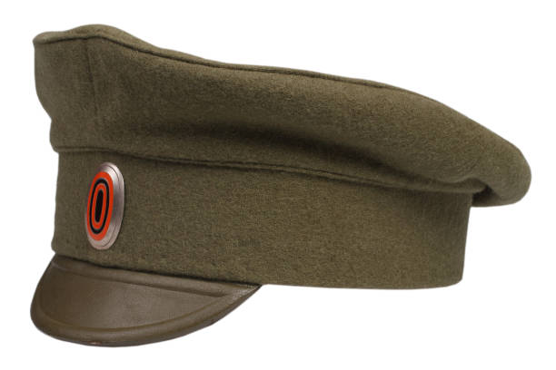 istock Imperial Russian Army cap isolated on white 2084879135