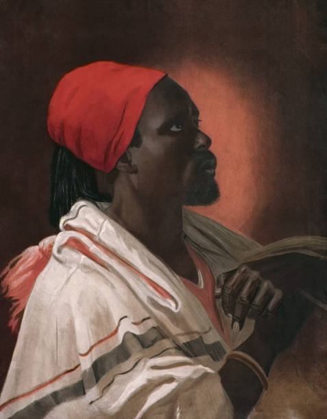 illustrazioni stock, clip art, cartoni animati e icone di tendenza di ritratto di toussaint louverture - slavery civil rights history african ethnicity