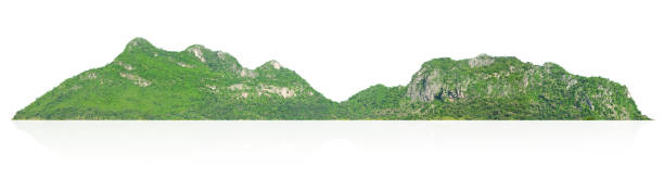 istock mountain range with a green forest on the side 2084922750