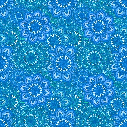 Seamless flower pattern for fabrics and textiles and kids and linens