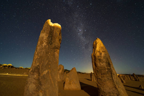 istock Night sky at The Pinnacles desert 2085144929