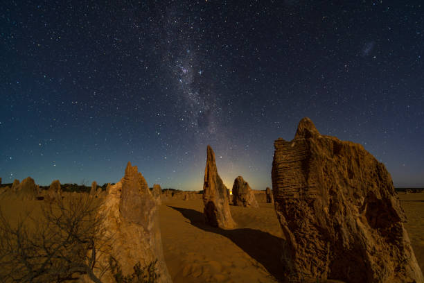 istock Night sky at The Pinnacles desert 2085153863