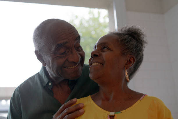istock Happy black senior couple in love 2085153871