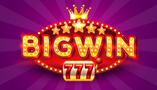 istock BigWin frame label, slot sign machine, night Vegas. Vector illustration 2085364747