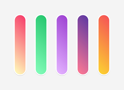 Vector colorful gradient collection