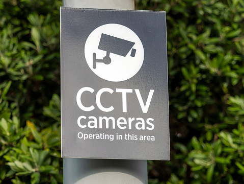 CCTV Camera warning sign
