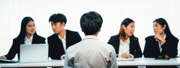 istock Candidate in job interview with human resources manager oratory conversation 2085474036