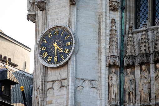 detail of church in Buren, Holland