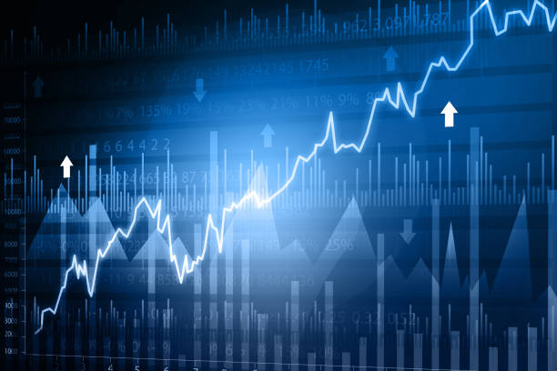 istock Stock market growth chart 2085540682