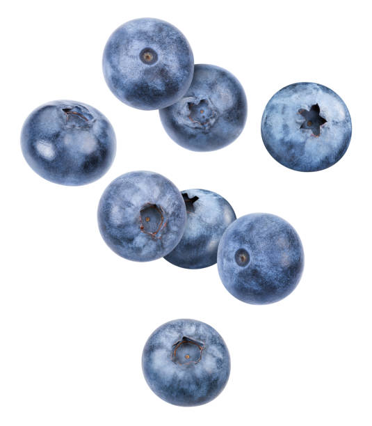 istock Blueberry with clipping path isolated on a white 2085582335