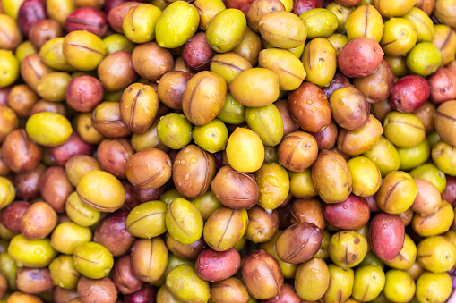 fresh raw olives