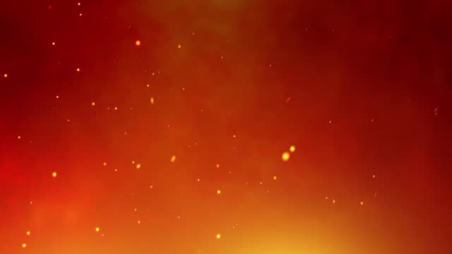 Abstract Background -  Fiery Inferno: Glowing Embers Background with Eruption of Blaze and Searing Heat