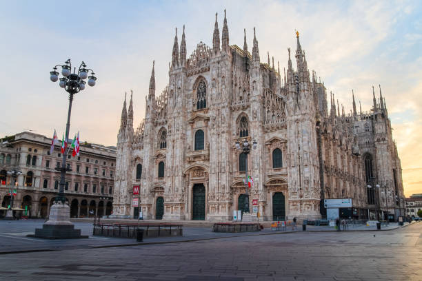 istock Duomo of Milano at sunrise 2085831971