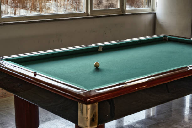 istock billiard table with ball degraded room pool winter 2085847079